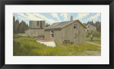 Framed Fisherman&#39;s Yard Print