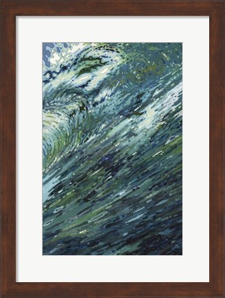 Framed Churning Sea Print