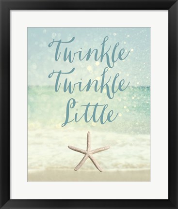 Framed Twinkle Twinkle Little Star(fish) Print