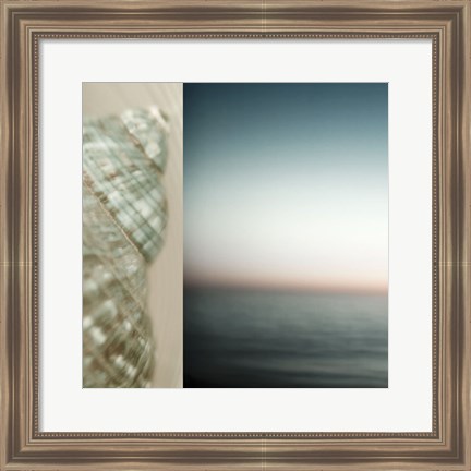 Framed Serenity Shores I Print