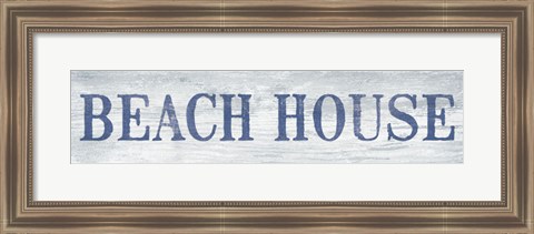 Framed Beach House Print