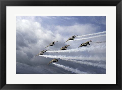 Framed Swedish Air Force display team Print