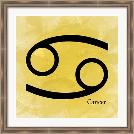 Framed Cancer - Yellow Print