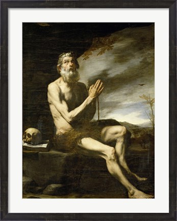 Framed Saint Paul the Hermit Print