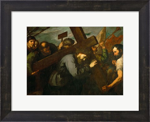 Framed Christ Carrying the Cross, c. 1630 Print