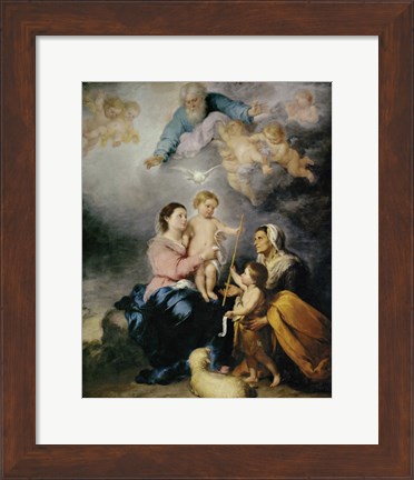 Framed Holy Family, also called the Virgin of Seville Print