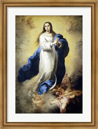 Framed Immaculate Conception of El Escorial, 1656-1660 Print