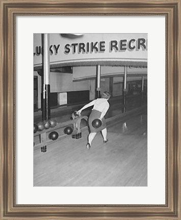 Framed Lucky Strike Print