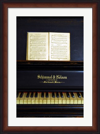 Framed Piano Print