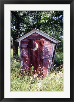 Framed Outhouse Print