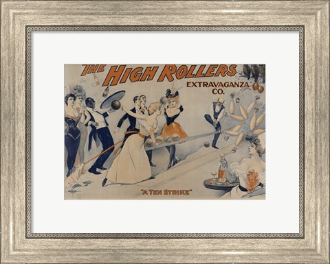 Framed High Rollers Extravaganza Co. Print