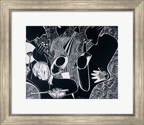 Framed Vanguard BW Print