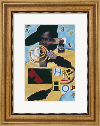 Framed Untitled (Hip Hop Abstract) Print