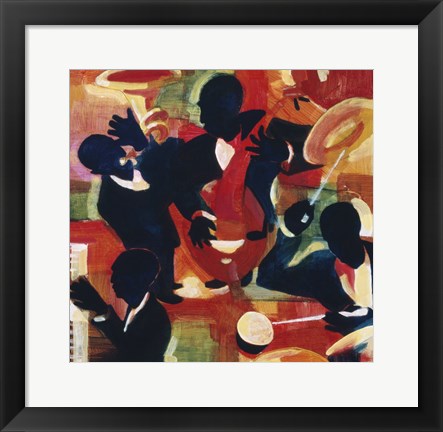 Framed Untitled (Jazz Band) Print