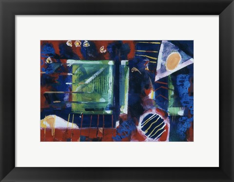 Framed Untitled (Colorful Abstract) Print