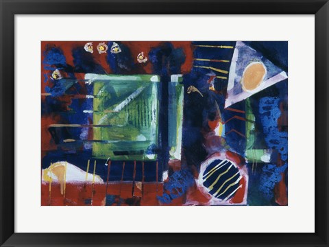 Framed Untitled (Colorful Abstract) Print