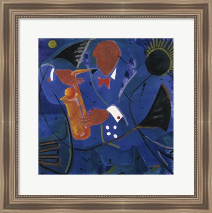 Framed Mood Indigo Print