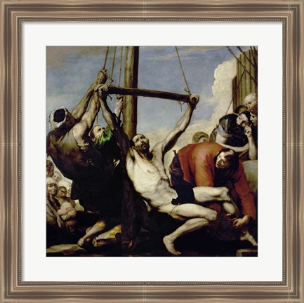 Framed Martyrdom of St. Philip Print