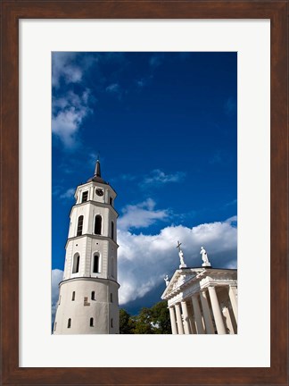 Framed Arch-Cathedral Basilica, Vilnius, Lithuania II Print