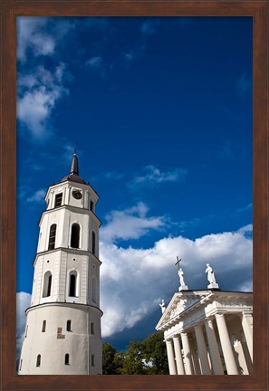 Framed Arch-Cathedral Basilica, Vilnius, Lithuania II Print