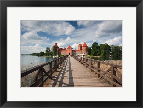 Framed Lithuania, Trakai Historical NP, Island Castle Print