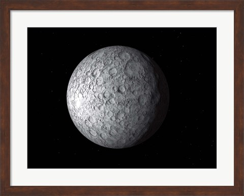 Framed Ceres, a large Asteroid Print