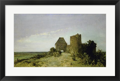 Framed Ruins Of The Chateau De Rosemont, 1861 Print