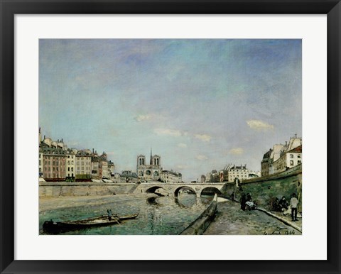 Framed Paris, 1864 Print