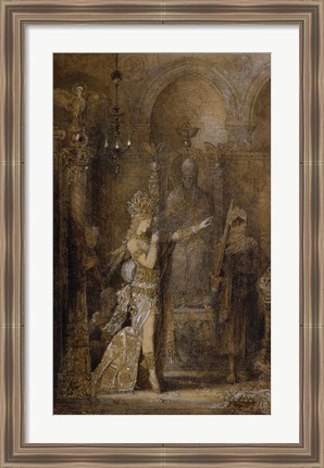 Framed Study For Salome Print