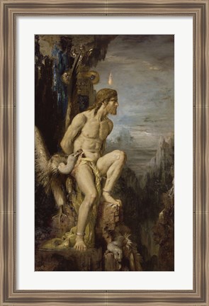 Framed Prometheus, 1868 Print