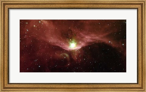 Framed Sharpless 140 in the Constellation Cepheus Print