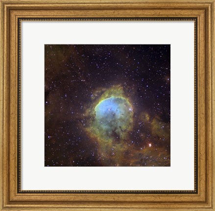 Framed NGC 3324, also known as the Gabriela Mistral Nebula located in the Constellation Eta Carinae Print