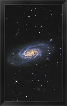 Framed NGC 2903 is a barred spiral galaxy in the Constellation of Leo Print