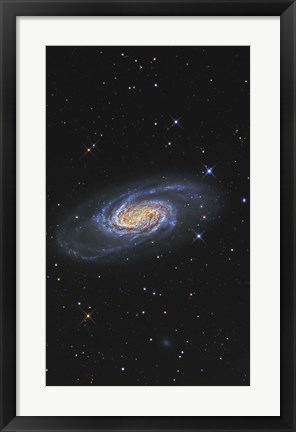 Framed NGC 2903 is a barred spiral galaxy in the Constellation of Leo Print