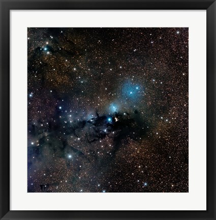 Framed VdB 123 reflection Nebula in the Constellation Serpens Print