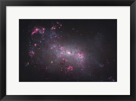 Framed NGC 4449, an irregular galaxy in the Constellation Canes Venatici Print