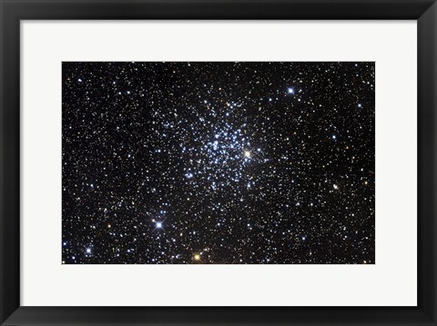 Framed Messier 52, also known as NGC 7654, is an open cluster in the Cassiopeia Constellation Print