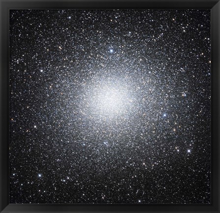 Framed Omega Centauri or NGC 5139 is a globular cluster of stars seen in the Constellation of Centaurus Print