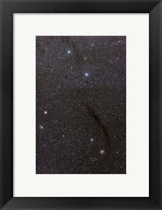 Framed Dark Doodad Nebula in the southern Constellation Musca Print