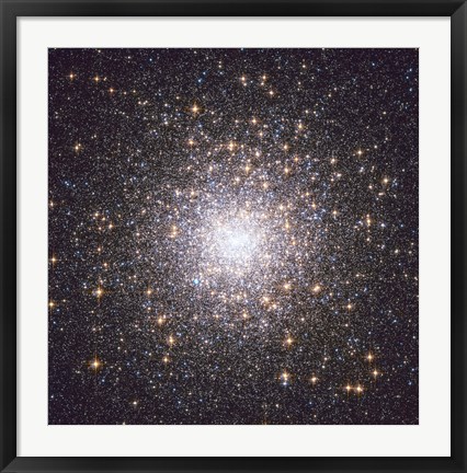 Framed Messier 15, globular cluster in the Constellation Pegasus Print