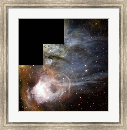 Framed Nebula known as N44C Print