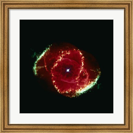 Framed Cats Eye Nebula Print