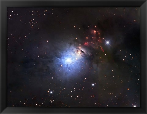 Framed NGC 1333, a reflection Nebula and part of the Perseus molecular cloud complex Print