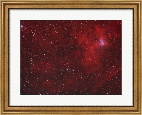 Framed Emission Nebula iin Perseus Print