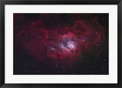 Framed Lagoon Nebula Print