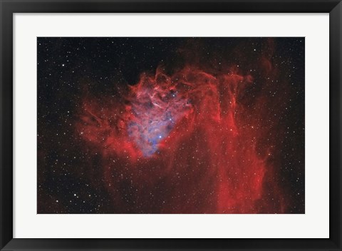 Framed Flaming Star Nebula II Print