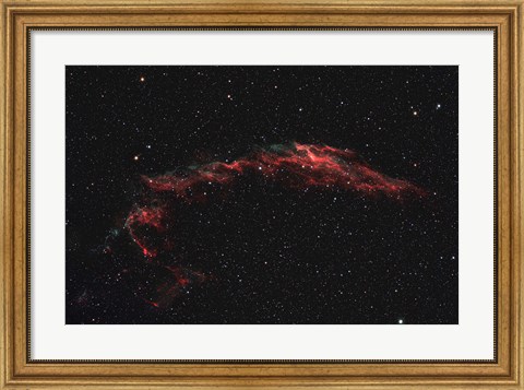 Framed NGC 6992, The Eastern Veil Nebula Print