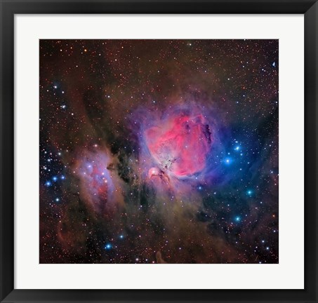 Framed Messier 42, the Orion Nebula II Print