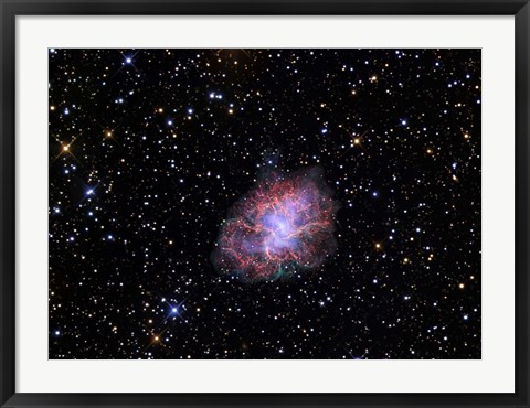 Framed Crab Nebula Print