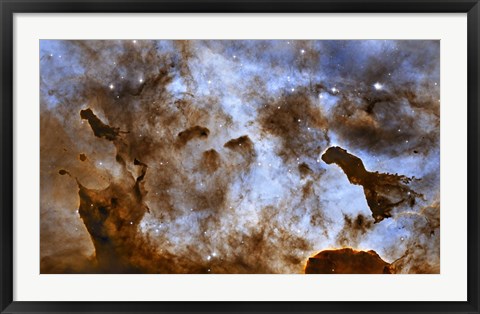 Framed Carina Nebula Star-Forming Pillars Print